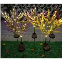 GIGAWATTS Lavender Solar Garden Light with 7 LED Stake, GW-ME3045A-30