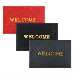 Aura 3Pcs Red & Black Self-Designed Anti-Slip Eco-Friendly Absorbent Large Doormats-image-81