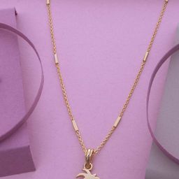 Ramdev Art Fashion Jwellery Gold-Plated Tree-Shaped Pendants with Chains-image-74