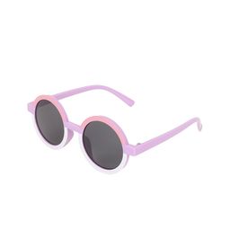 KIDOfash Unisex Kids Round Sunglasses with UV Protected Lens SUN-1667-PINKWHITE-7