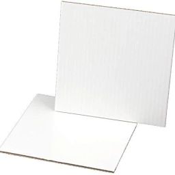 MDF White Square Cake Board/Cake Base 8 inch (Pack of 5) Wooden Cake Server-15