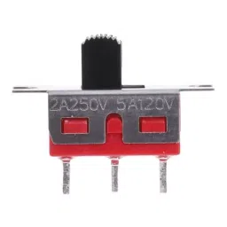 RS PRO Panel Mount Slide Switch SPDT Latching 5 A at the rate of 28 V DC Top, 7347312P image 3