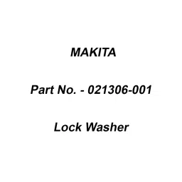 Makita Lock Washer 2 for SJ401, Part No 021306-001-31