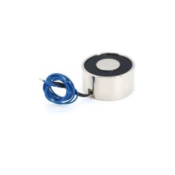 DC 24V Lifting Solenoid Electromagnet P40/20 Lifting Electromagnet - 30KG Holding Solenoid For Automation - RS2951 DC 24V Lifting Solenoid Electromagnet P40/20 Lifting Electromagnet - 30KG Holding Solenoid For Automation - RS2951 image 1