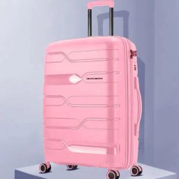 Nasher Miles Paris Hard-sided Polypropylene Check-In   Pink 28 inch |75cm Trolley bag-image-89