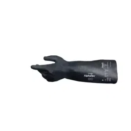 Ansell AlphaTec Black HDPE Chemical Resistant Work Gloves Size 9 Neoprene Coating, 53002090 (1 Pair)-picture-31