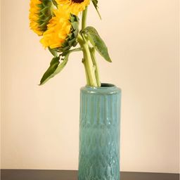FREEDOM TREE Karah Teal-Green Ceramic Flower Vases-image-85