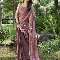 KALINI Magenta & Pink Floral Saree-26