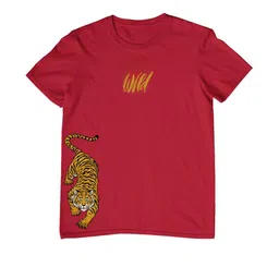 TeeSlix Unisex Red Tshirts-8