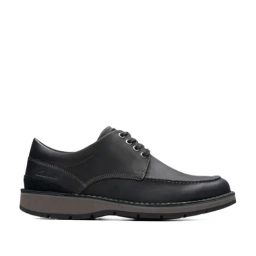 Clarks Men's Gravelle Low Black Derby Shoes-image-71