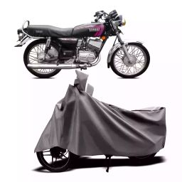 Auto Pearl Two Wheeler Cover with Bag for Yamaha RXG, Silver-image-50