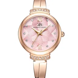 KENNETH SCOTT Women Mother of Pearl Dial & Bracelet Style Straps Analogue Watch K22522-RBKP-picture-46