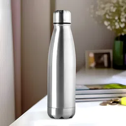 Aura Silver-Toned 750 ml Single Stainless Steel Water Bottle-image-89