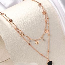 Cierra Rose Gold-Plated Necklace-25