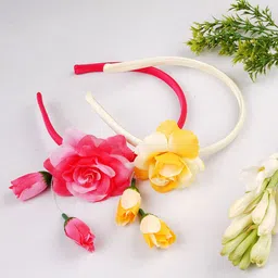 LAIDA Set of 2 Floral Hairbands-29
