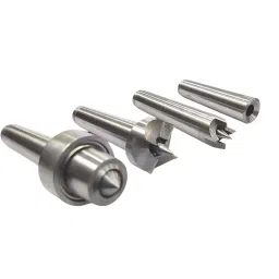 Buyohlic International Wood Lathe Live Center Drive Set 4 Pcs MT2 Morse Taper with 25.4 mm & 15.87 mm Headstock Spur Center-picture-19