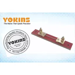Yokins DC Current Shunt 2 A/75 mV As per IS 1248 for Current Measurement image 3