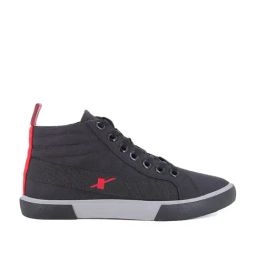 Sparx Men's Black Ankle High Sneakers-image-9