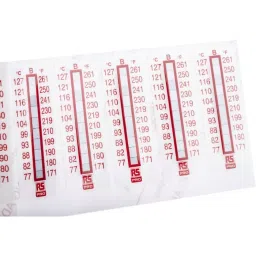 RS PRO Non-Reversible Temperature Sensitive Label 77°C to 127°C 10 Levels, 7799772 (Pack of 10 pcs) image 4