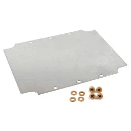 Hammond Base Plate for 1590ZGRP233 Enclosure 199.898x249.94 mm Steel, 2565862-10