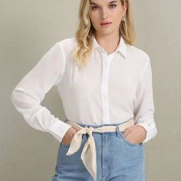 U.S. Polo Assn. White Regular Fit Shirt-image-75