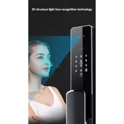 GOLENS Luxury Digital Door Lock 3D Face ID Video Intercom Biometric Lock, X96 image 4