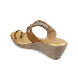 Metro Open Back Embellished Wedge Heels image 3