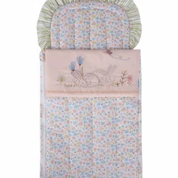 Abracadabra Cotton Sleeping Bag Bunny Garden Theme - Peach-picture-4