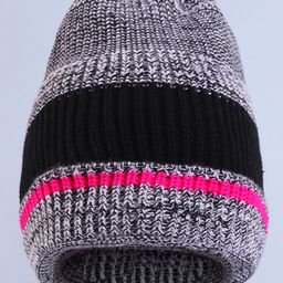 Pine Kids Winter Cap with Cable Knit Design - Grey-image-85