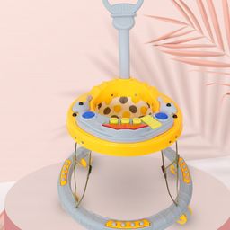 Bishmeva Baby Walker for 6-18 Months with Music and Detachable Parents Push Handle for Unisex Kids-17