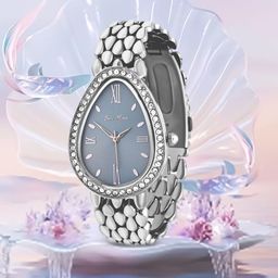 Bella Monza Women Dial & Stainless Steel Bracelet Straps Analogue Watch AA_Silver_Blue-picture-15