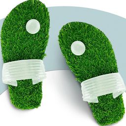 ADJ Men White Rubber Flip Flops-image-92