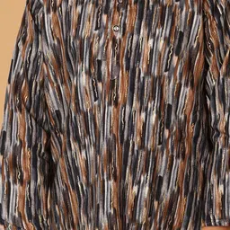 The Mini Trunk Boys Abstract Printed Kurta with Pyjama image 3