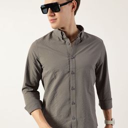 Thomas Scott Men Smart Slim Fit Opaque Casual Shirt-image-76