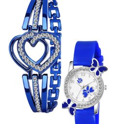 Gopal Shopcart Women Analogue Watch Gift Set 328 BLU315 Heart B-image-59