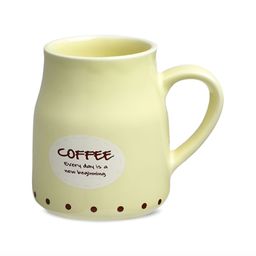 Myntra Elegant Homes Yellow & Blue Text or Slogans Printed Ceramic Glossy Cups Set of Cups and Mugs image 5