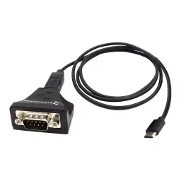 BRAINBOXES Converter, Usb C-Rs-232 Serial, US-735.-42