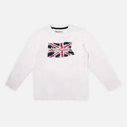 Pepe Jeans Boys Typography Printed Round Neck Pure Cotton T-shirt-image-26