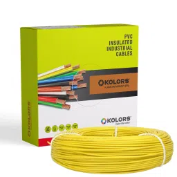 Kolors Kavach Plus 25 Sq.mm 1 Core PVC Insulated Cable Yellow (180 m)-image-46