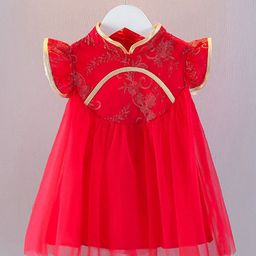 YK Floral Fit & Flare Dress-image-10