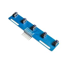 TCRT5000L 5-Channel Infrared Line Tracking Sensor Module Multi-Channel IR Reflective Sensor For Line Tracking - RS2962TCRT5000L 5-Channel Infrared Line Tracking Sensor Module Multi-Channel IR Reflective Sensor For Line Tracking - RS2962 image 1