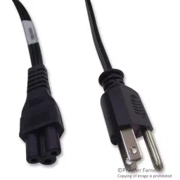 VOLEX POWER CORD, IEC TO USA, 1.8M, 2.5A, 17036-29