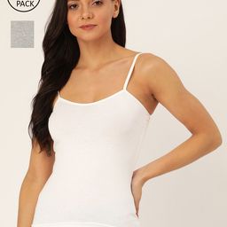 Lady Lyka Women Pack of 2 Solid Camisoles-image-58