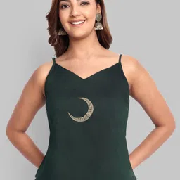 Mera Rang Women Embroidered Crop Top-image-84