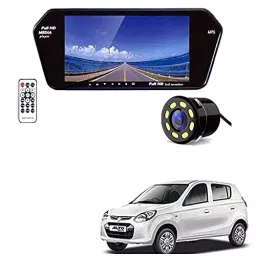 Auto Pearl CBP201 17.78 cm (7 Inch) Screen with Bluetooth & Touch Panel + 8 LED Reverse Camera for Alto 800-1