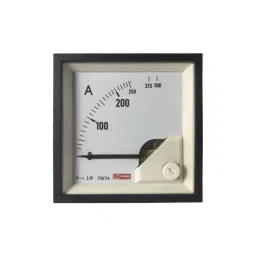 RS PRO Analogue Panel Ammeter 10 (Input) A 250/5 (CT) A 500 (scale) A AC 68x68 mm, 1862446-picture-48