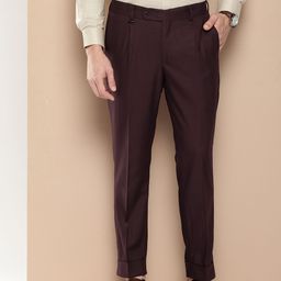 INVICTUS Men Slim Fit Pleated Trousers-picture-36