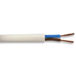 MULTICOMP PRO Multicore Cable FLEX CABLE, 2CORE, WHITE, 0.5MM2, PER M, 2182Y-0.5MMWHT-22