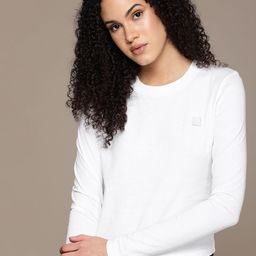 Calvin Klein Jeans Pure Cotton Long Sleeves Slim Fit T-shirt-image-33