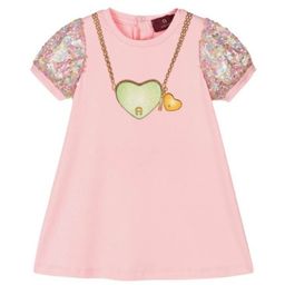 AIGNER Girl Print Puff Sleeves A-Line Dress-image-19